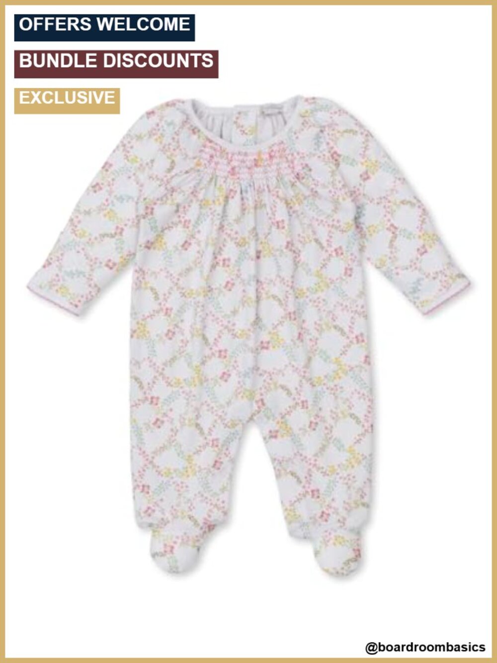 Kissy Kissy Infant Long Sleeve Footie Snap Cotton 9 Months